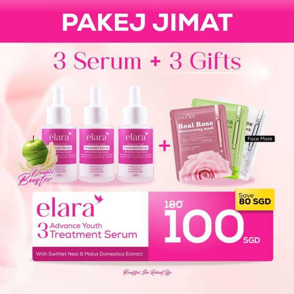 Pakej Jimat (3 Serum + 3 Freegift)